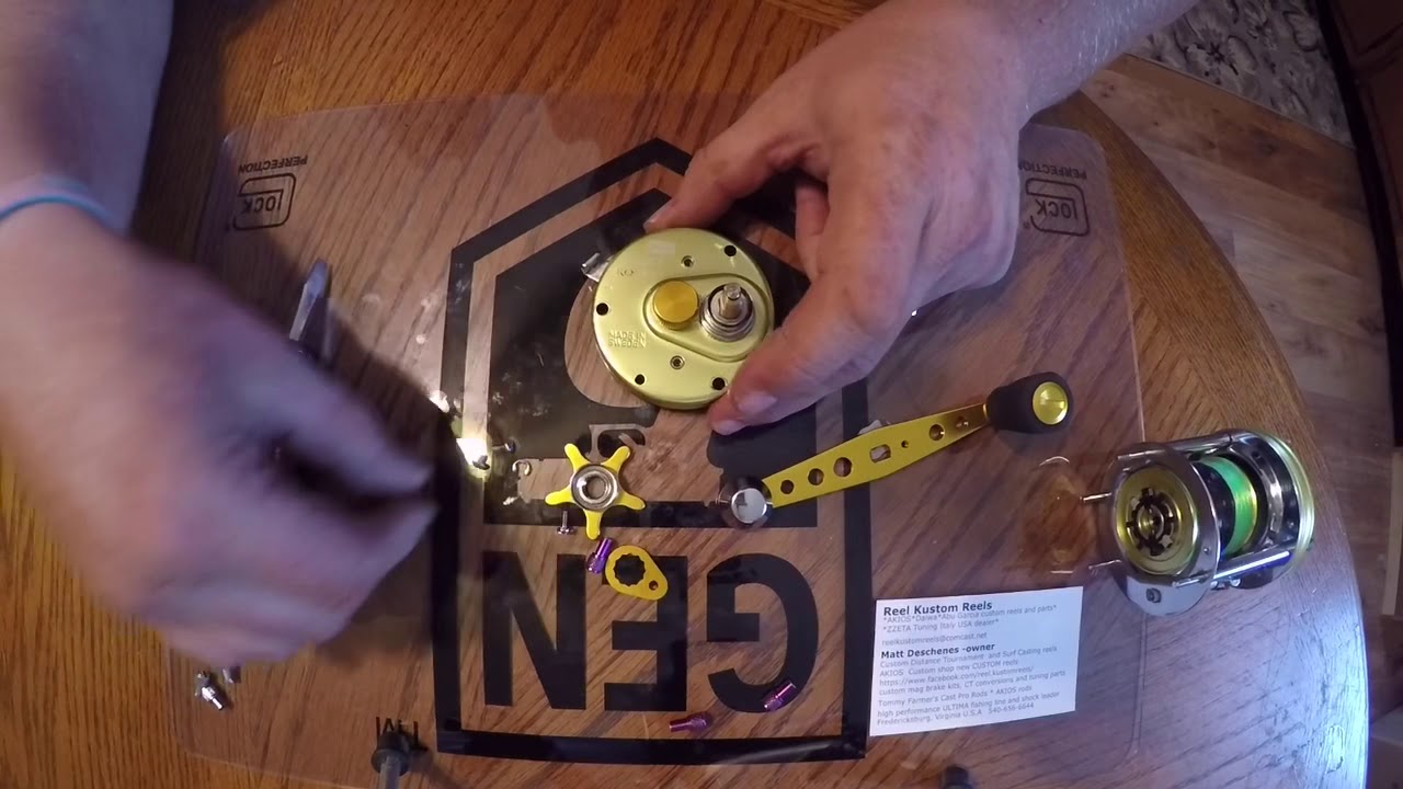 Abu Garcia 6500 cs Pro Rocket: How to REPLACE your Thumb Screws