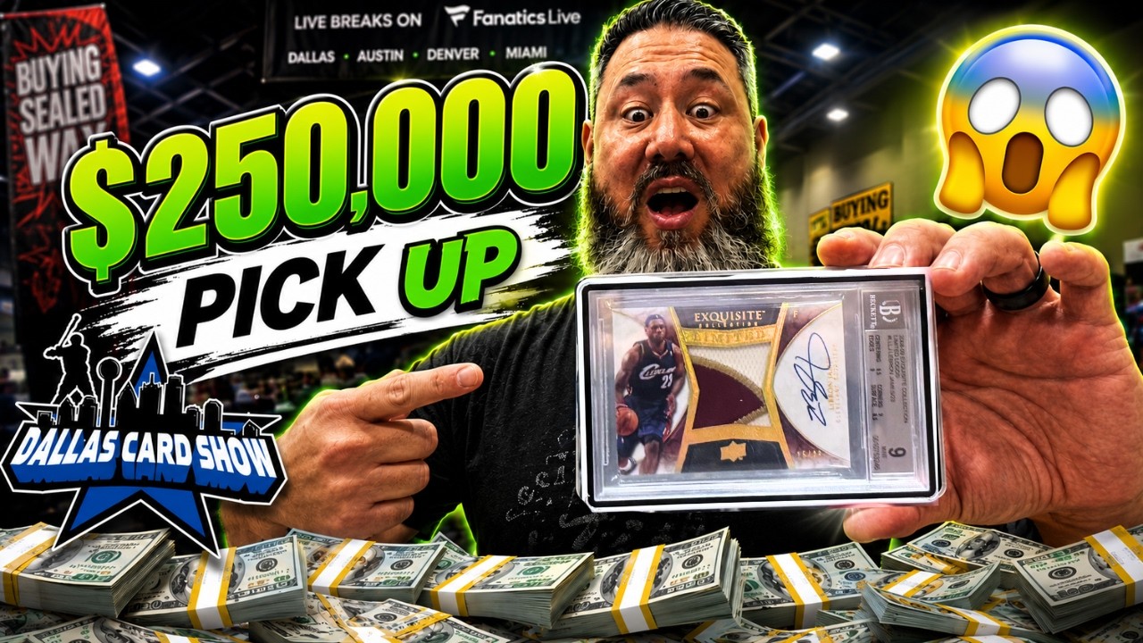 Я КУПИЛ КАРТОЧКУ LEBRON ЗА $250 000 НА DALLAS CARD SHOW