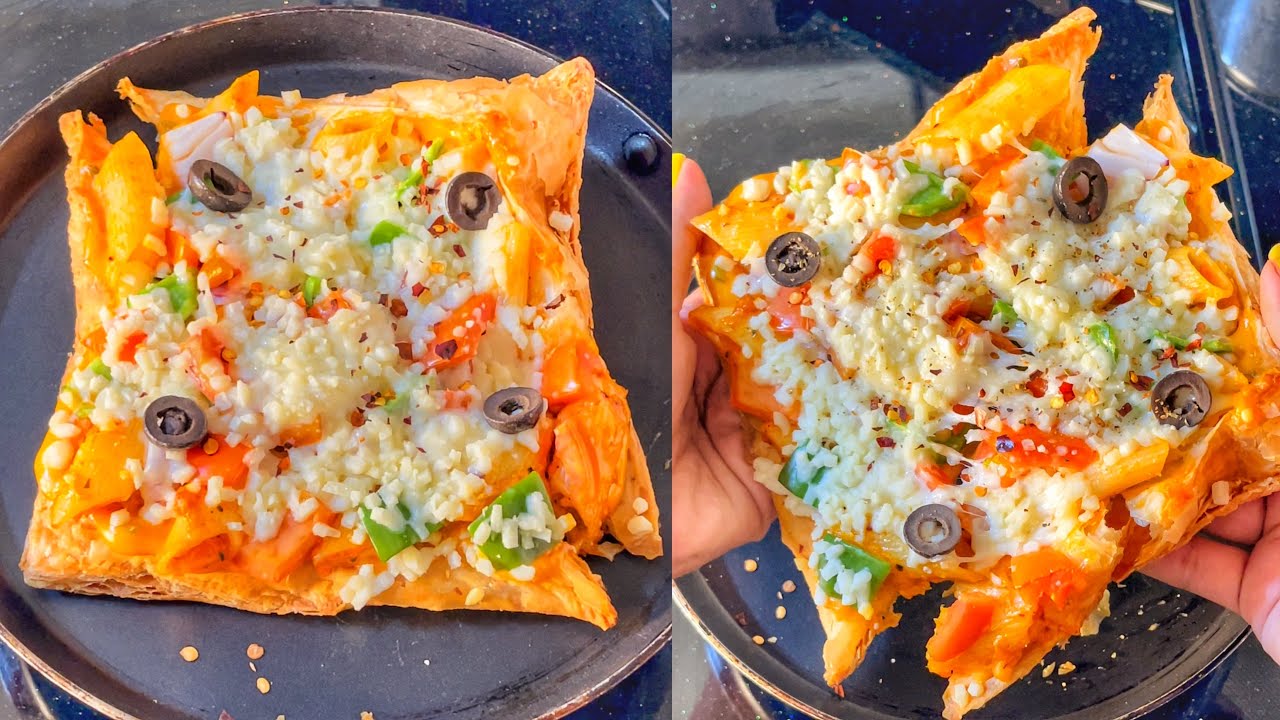Cheese burst Pasta Puff | Easy and quick pasta recipe | Cheese aloo patty