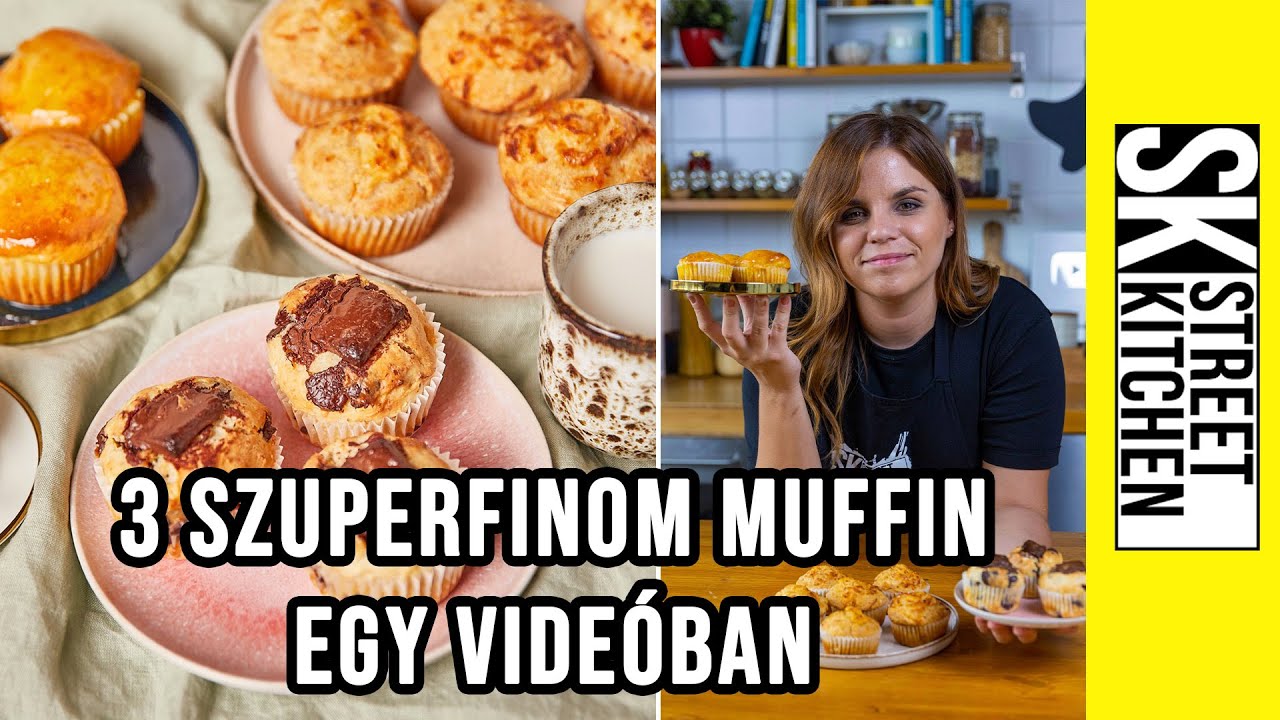 3 szuperfinom MUFFIN😍 egy videóban😋