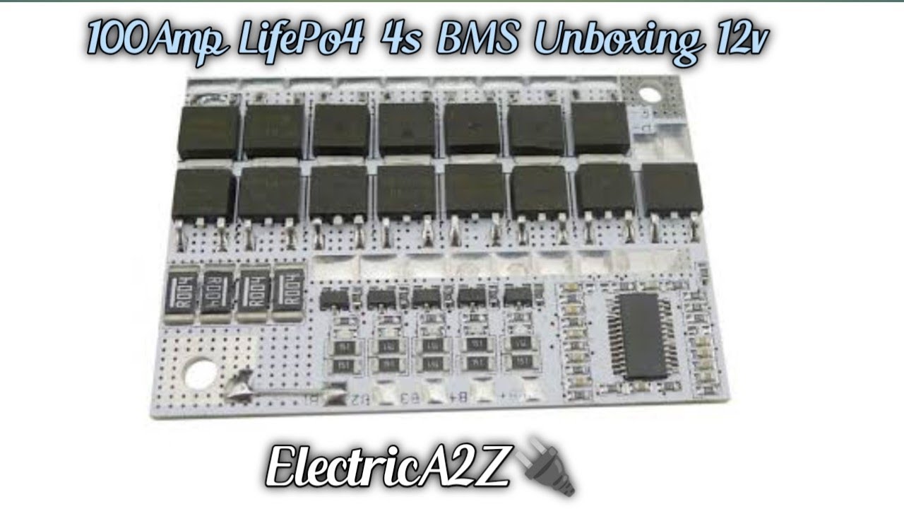 LifePO4 BMS 12v 100A Unboxing #lifepo4 #diy #lifepo4lithiumbattery #batterypack #BMS #lifepo4BMS