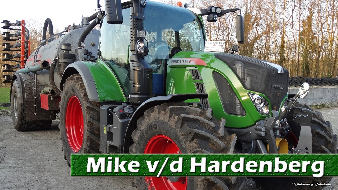 Slurry injection | 'New' Fendt 714 Vario + Jako | Grasland injecteren | Hardenberg | 2017 |