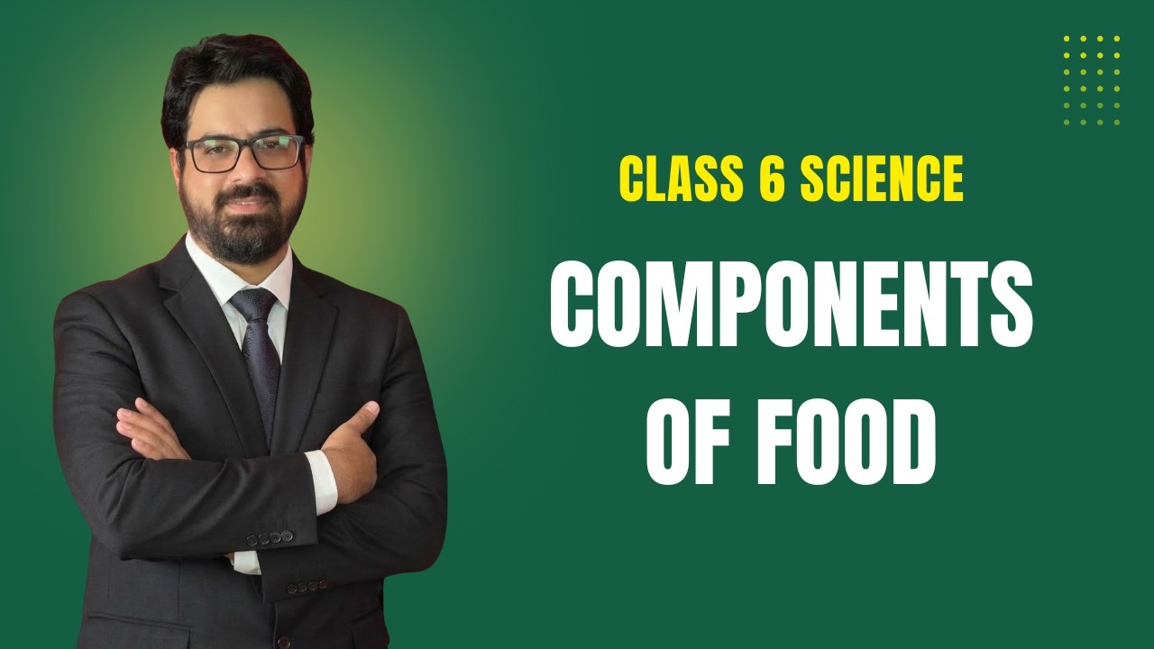 Components of Food Class 6 Science | Nutrients, Functions & Sources Explained | JKBOSE/CBSE