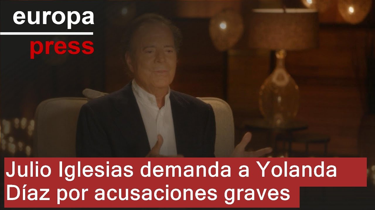 Julio Iglesias demanda a Yolanda Díaz por acusarle de 