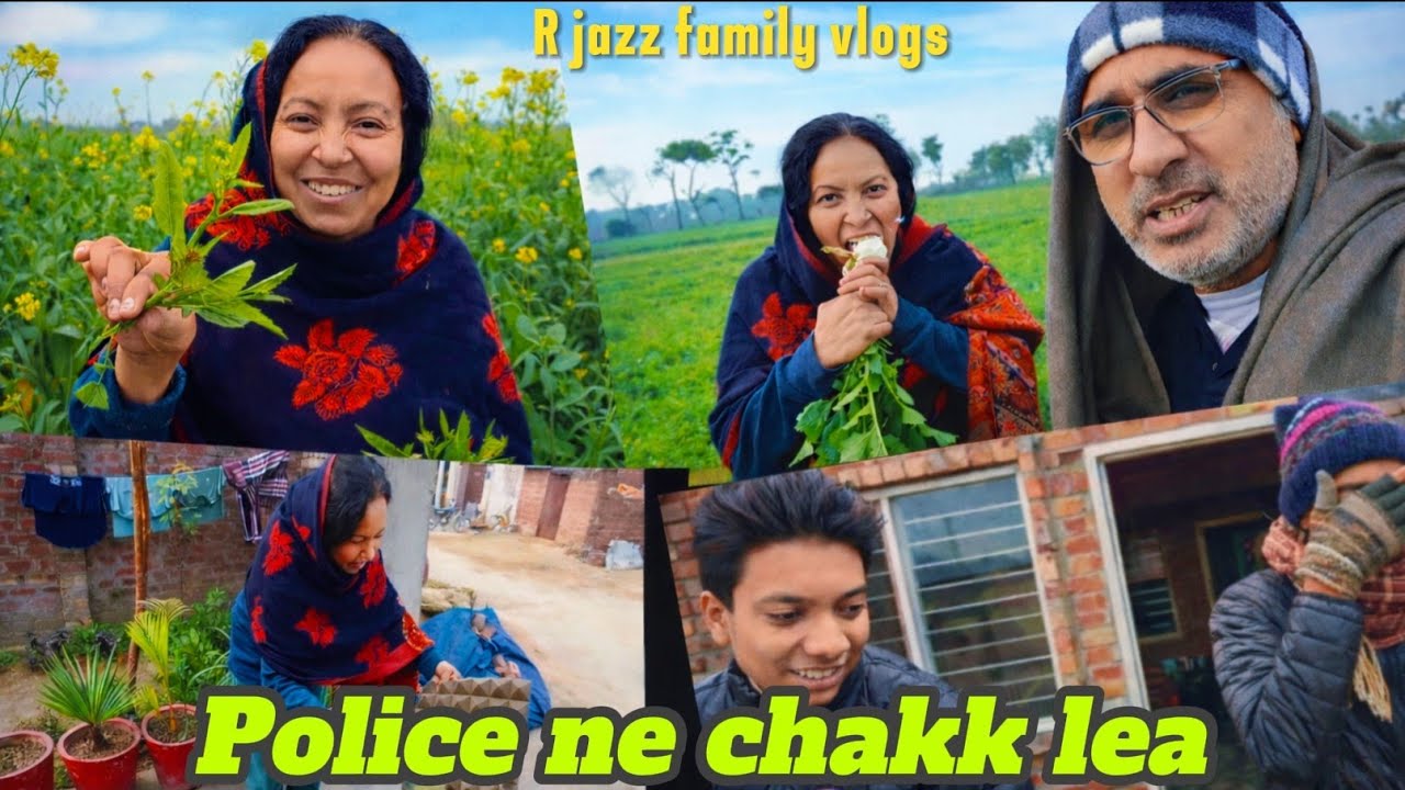 Abhi to main jwan hun..Police ne ki krta 😱 R jazz family Vlog | Aakhri Saag | #vlog #viral 