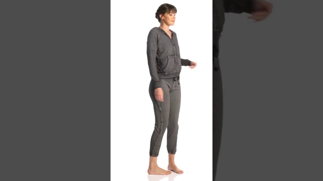Betsey Johnson Performance Fleece Side Ribbed/Zip Jacket | SwimOutlet.com