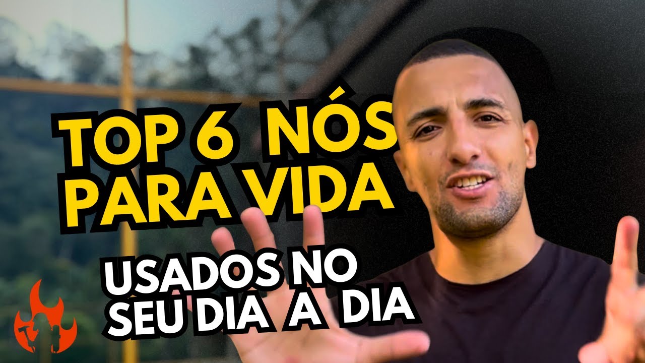 BOMBEIRO Ensina: 6 NÓS ESSENCIAIS que Usamos no Dia a Dia