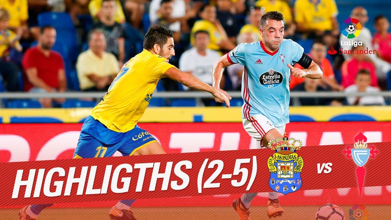 Resumen de UD Las Palmas vs RC Celta (2-5)