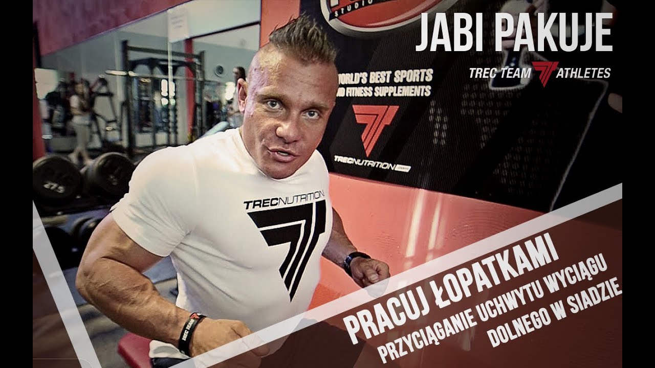 PRACUJ ŁOPATKAMI :-) - PRZYCIĄGANIE UCHWYTU WYCIĄGU DOLNEGO W SIADZIE