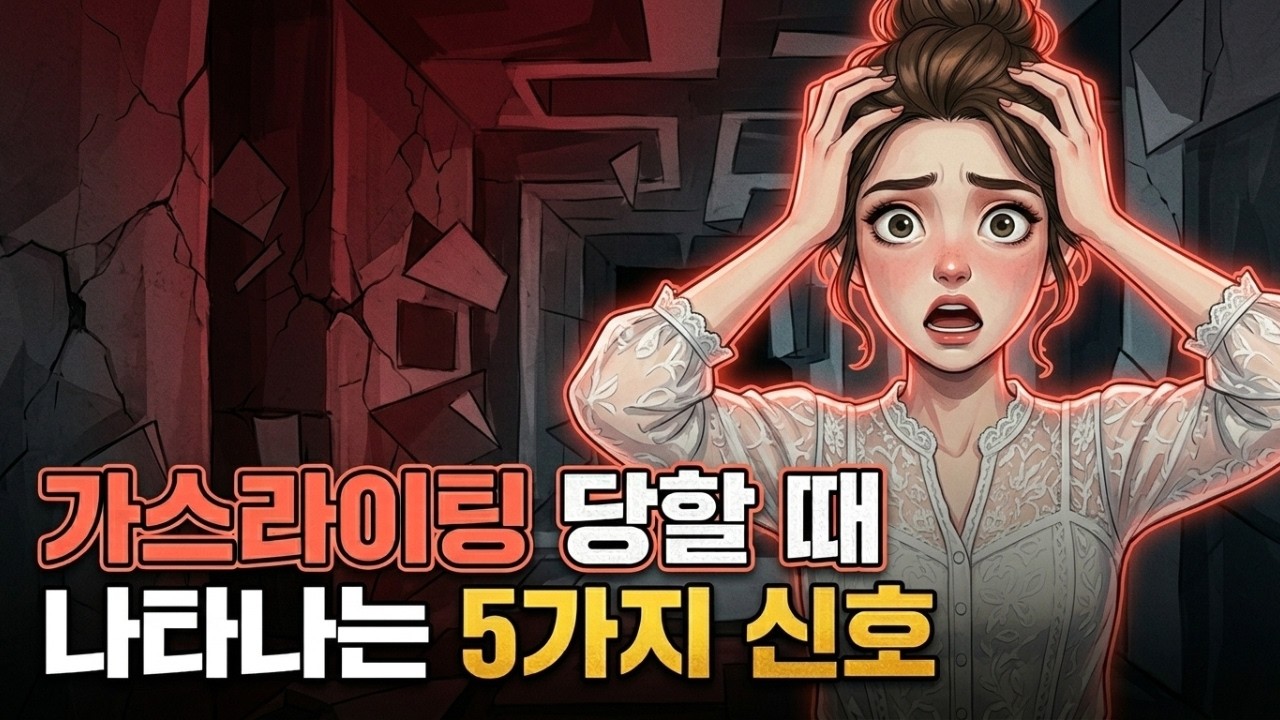 가스라이팅 당할 때 나타나는 5가지 신호!!