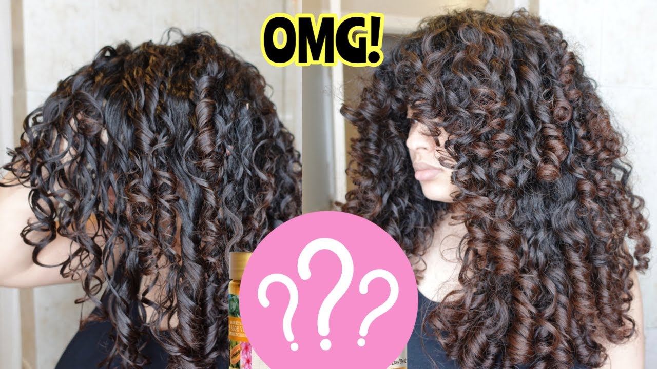 TRYING A NEW AFFORDABLE GEL ON MY CURLY HAIR ( so much definition!) thick curls 2c,3a,3b curls