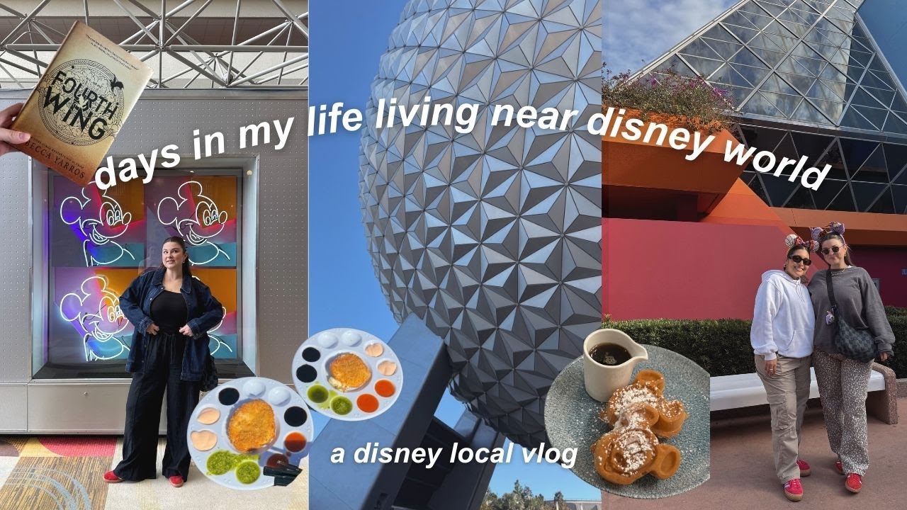 DISNEY WORLD LOCAL VLOG: Epcot's Festival of the Arts opening day, resort hopping + book chats