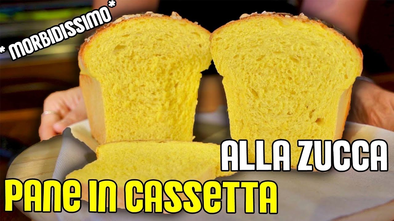 Pane alla ZUCCA - facilissimo e SUPER MORBIDO