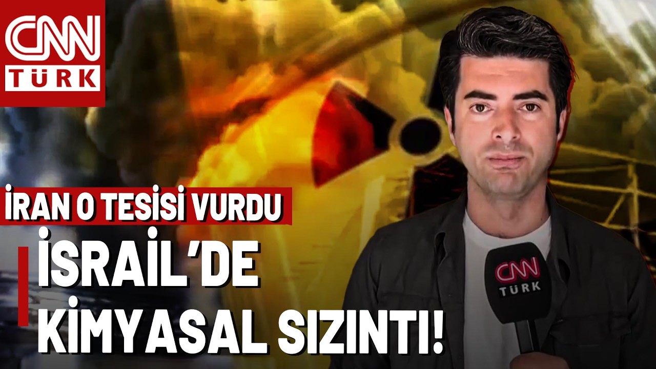 SON DAKİKA🚨İran F&uuml;zesi Sanayi Tesisine D&uuml;şt&uuml;, İsrail'de Kimyasal Madde Sızıntısı Var!