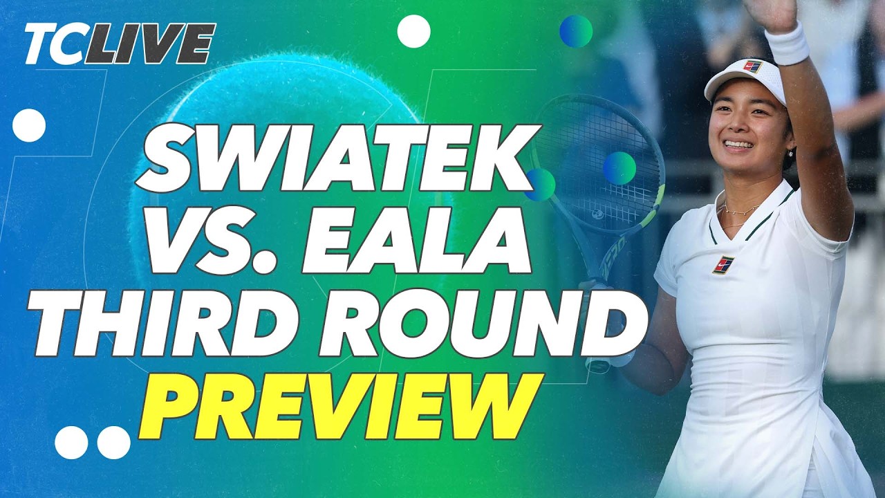 Previewing Iga Swiatek vs. Alexandra Eala, 2026 Wimbledon third round | TC Live