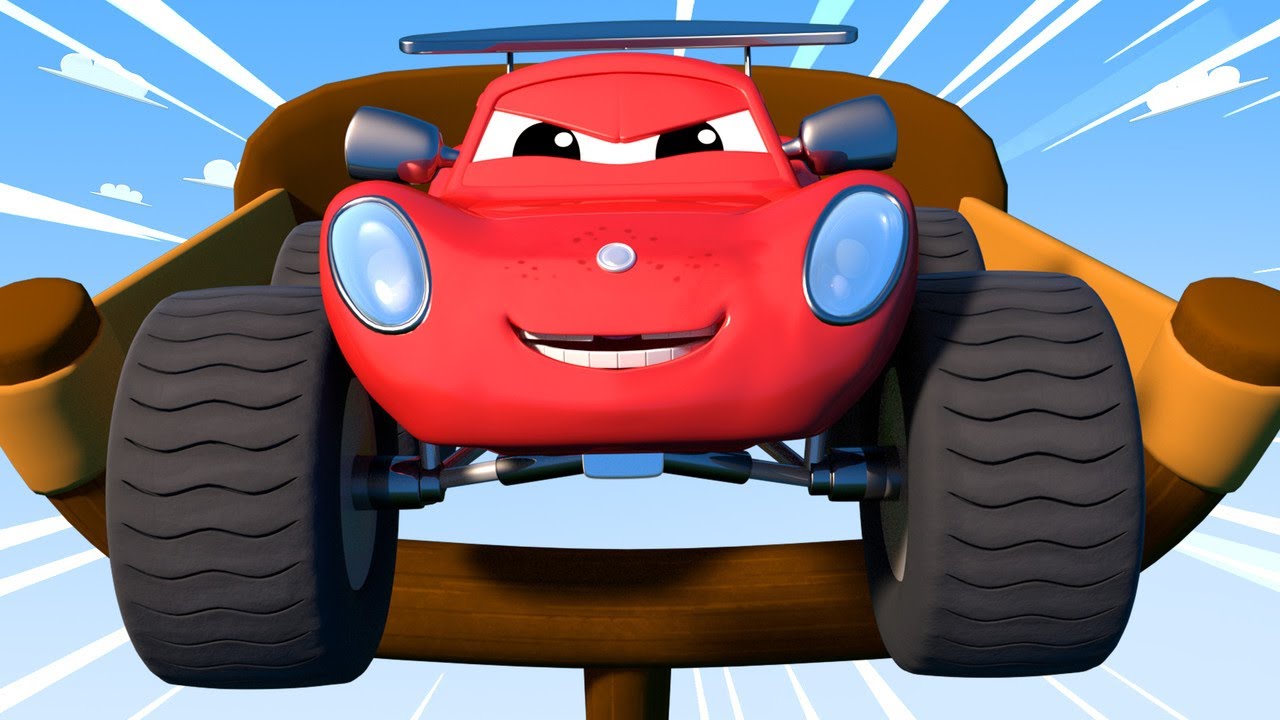Monster Town Die riesige Zwille! - Lastwagen Zeichentrickfilme für Kinder 🚓 🚒