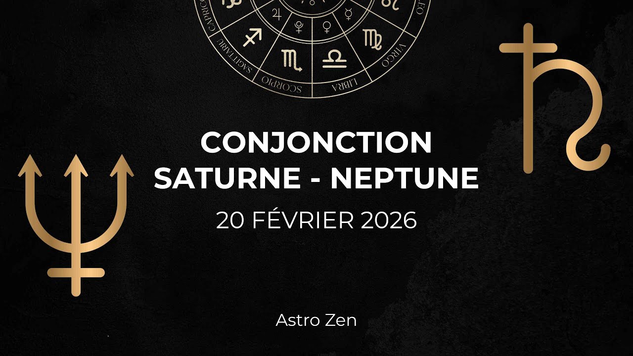 L'évènement astrologique de l'année ! La conjonction SATURNE NEPTUNE