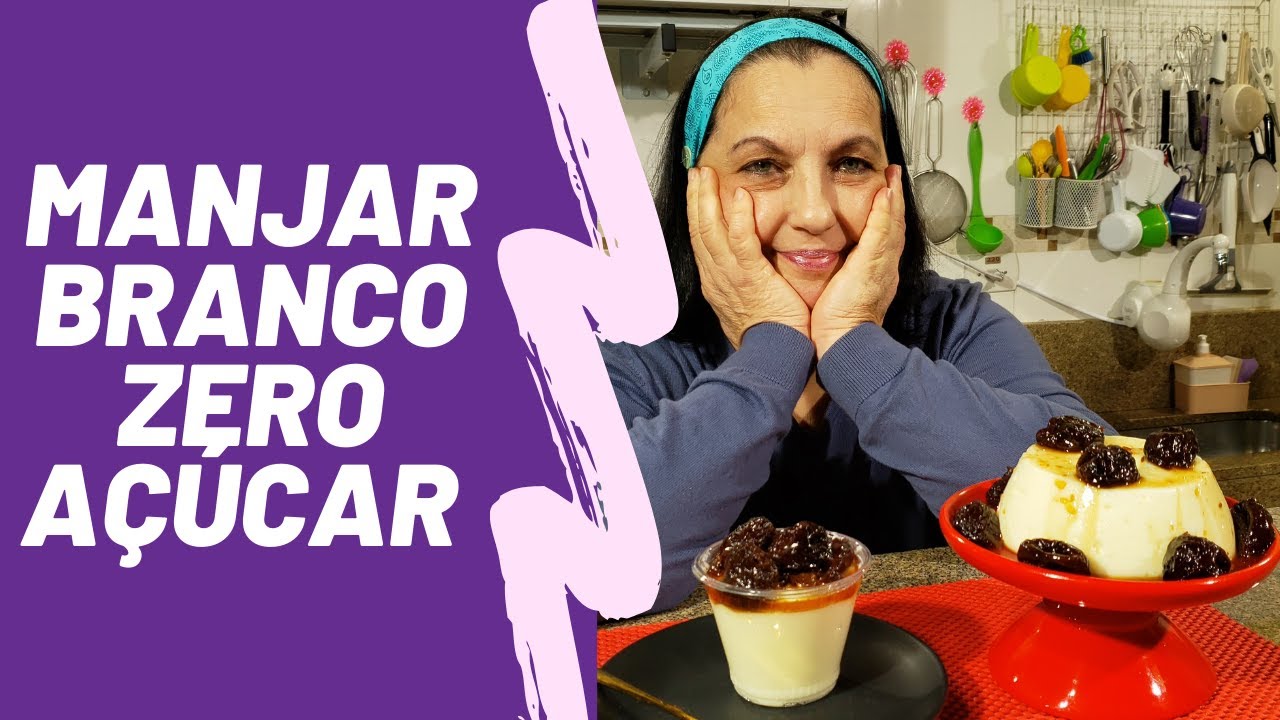 Manjar Branco zero açúcar (diet)