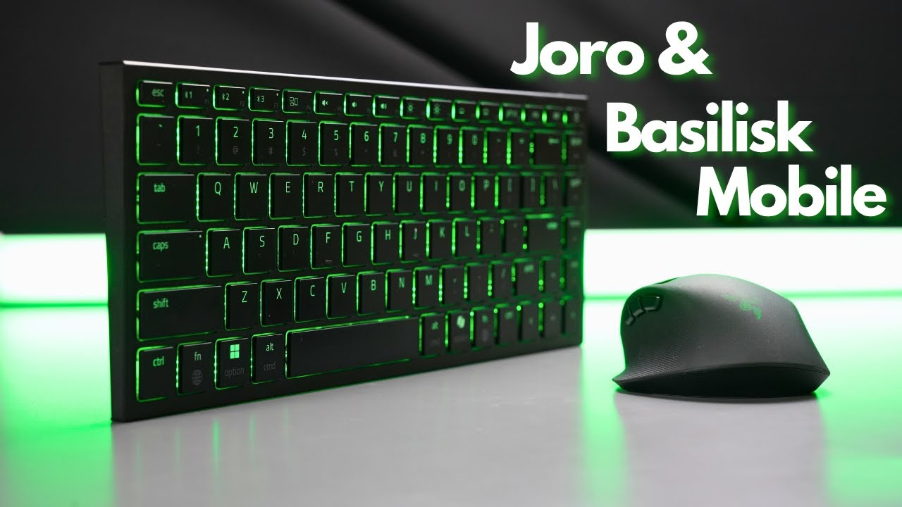 藏在商務外殼下的電競基因 : 雷蛇Basilisk Mobile小巴蛇 × Joro無線鍵盤實測