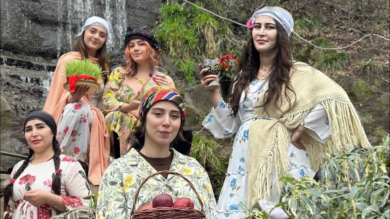 Празднование Новруза в деревне и приготовление вкусной курицы для гостей