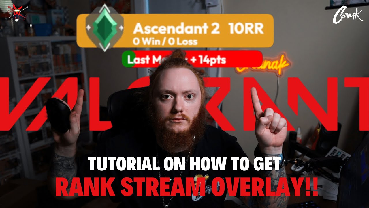 HOW TO ADD VAL RANKED OVERLAY TO YOUR STREAM | VALORANT