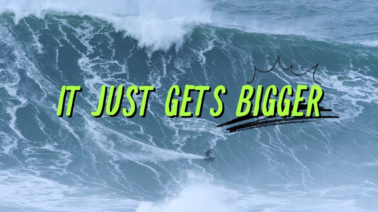 Nazaré Biggest Swell of the Season, so far...