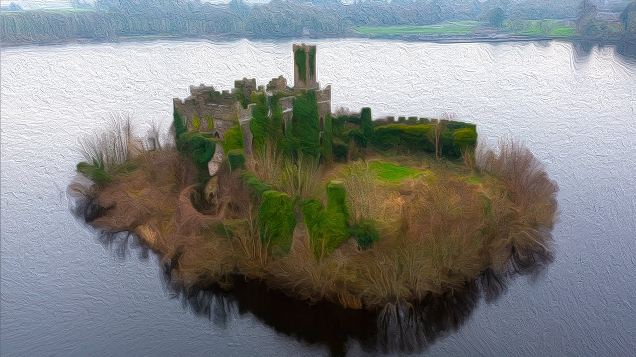 McDermott's Castle Ruins | Lough Key | Ireland - 4K