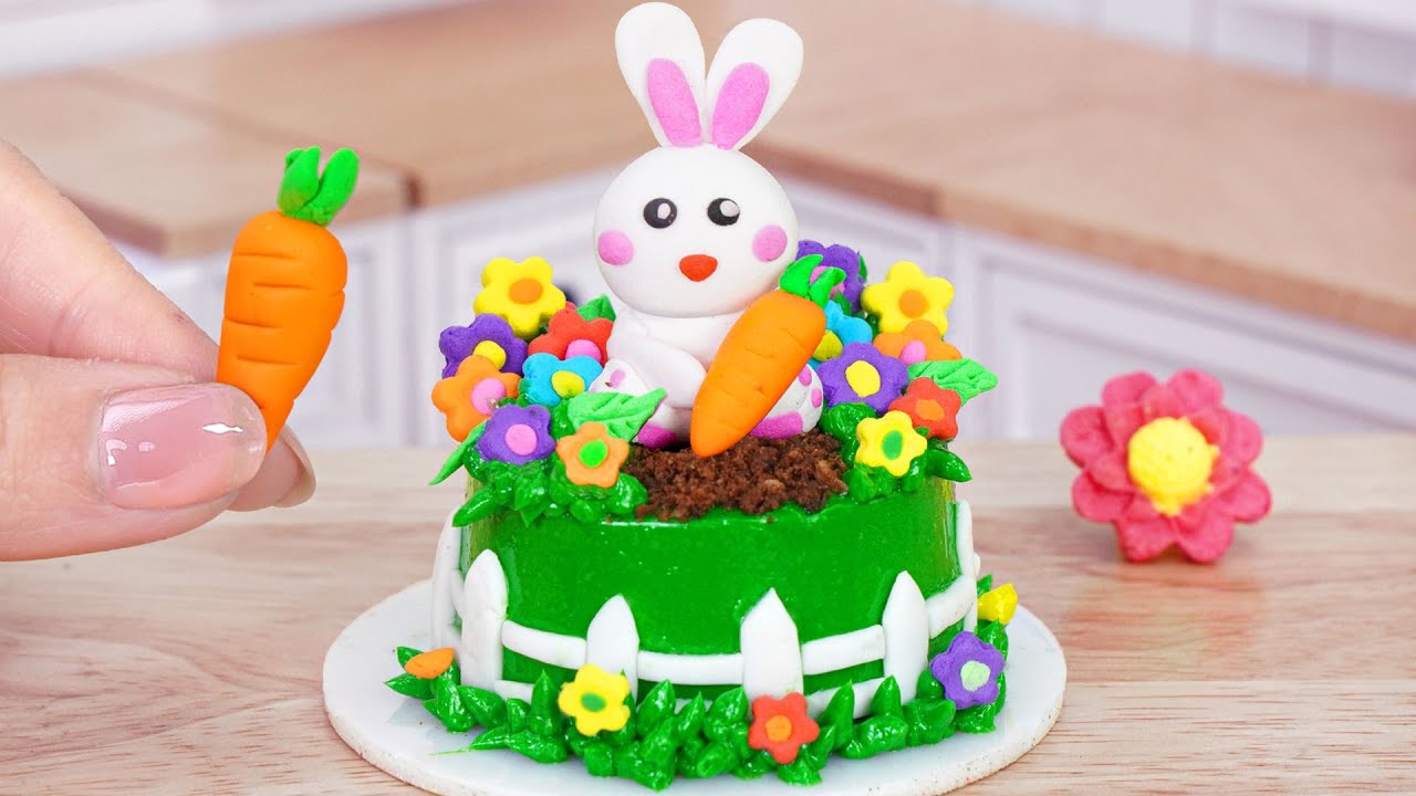 🍀 Sweet Miniature Rabbit Garden Cake Decorating 🐰 | 1000+ Perfect Ideas By Mini Cakes Baking