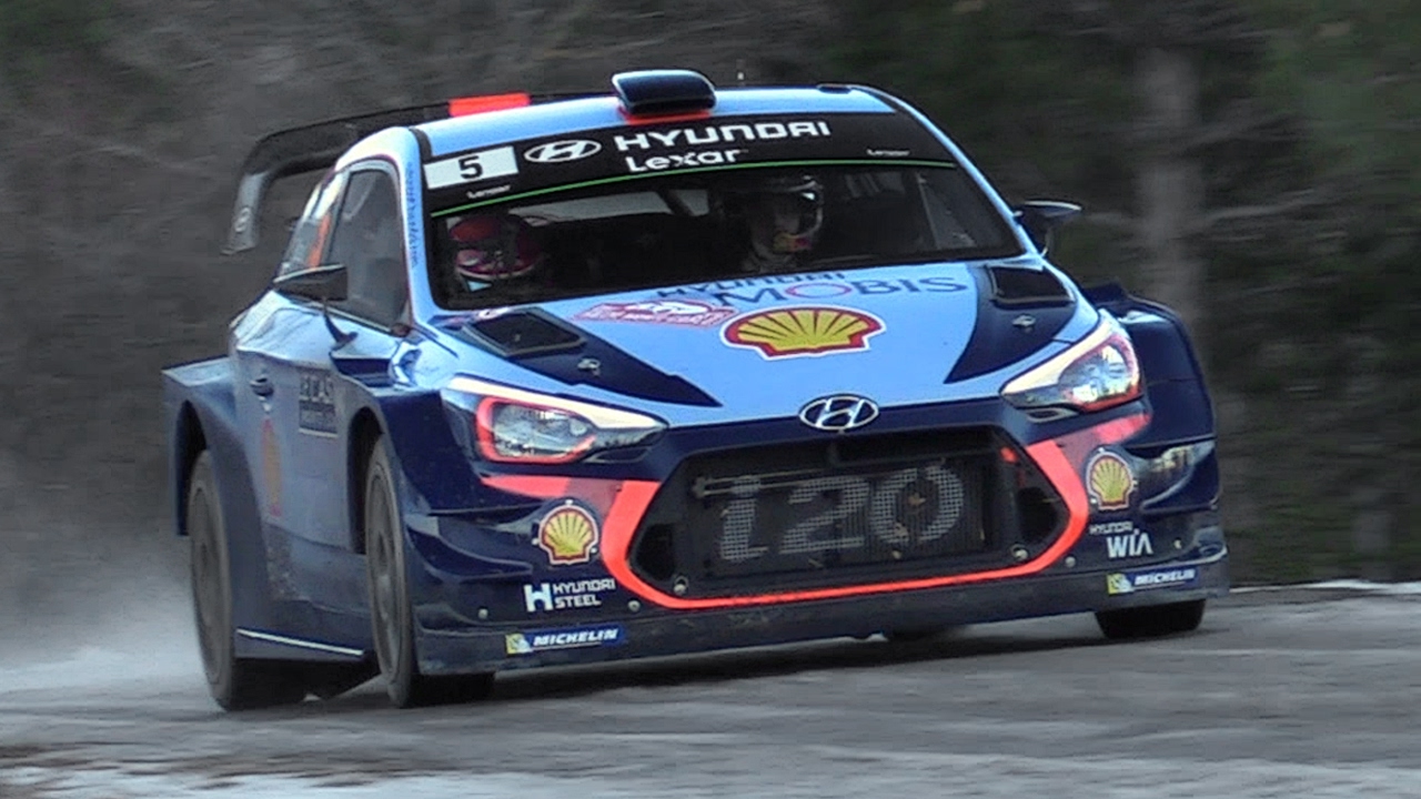 Hyundai i20 WRC 2017 Sound - Neuville, Sordo & Paddon In Action at Rallye Monte Carlo 2017