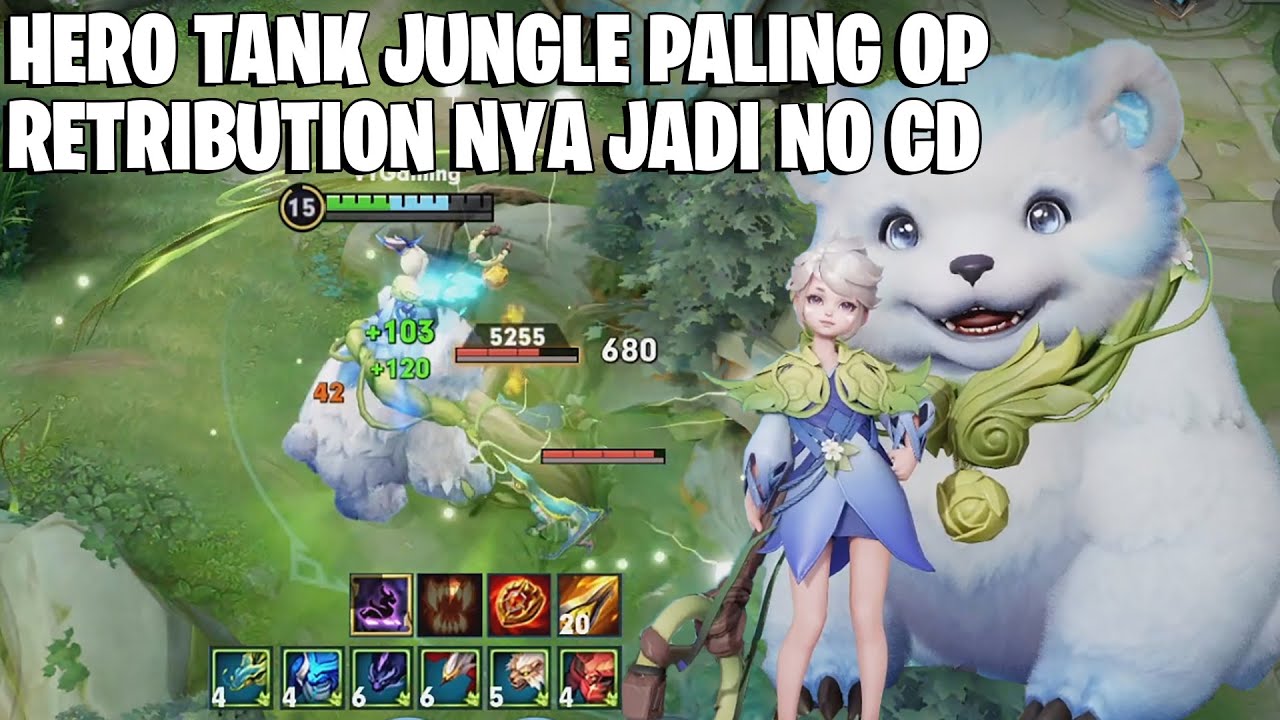 PARA TANK JUNGLER BAHAGIA MELIHAT HERO INI - RETRI NYA JADI NO COOLDOWN! HONOR OF KING GAMEPLAY