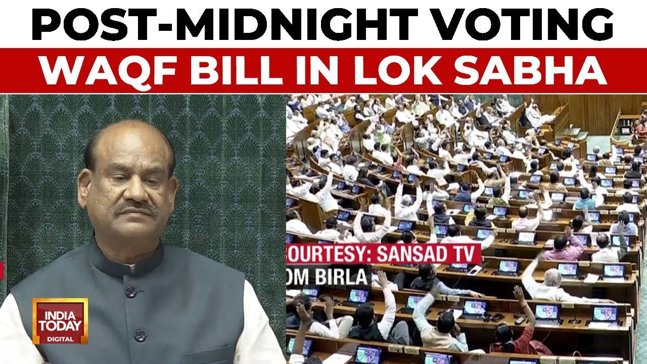 Lok Sabha MPs Vote On Waqf Amendment Bill | BJP Allies Back WAQF Bill | Govt Has The Numbers In LS