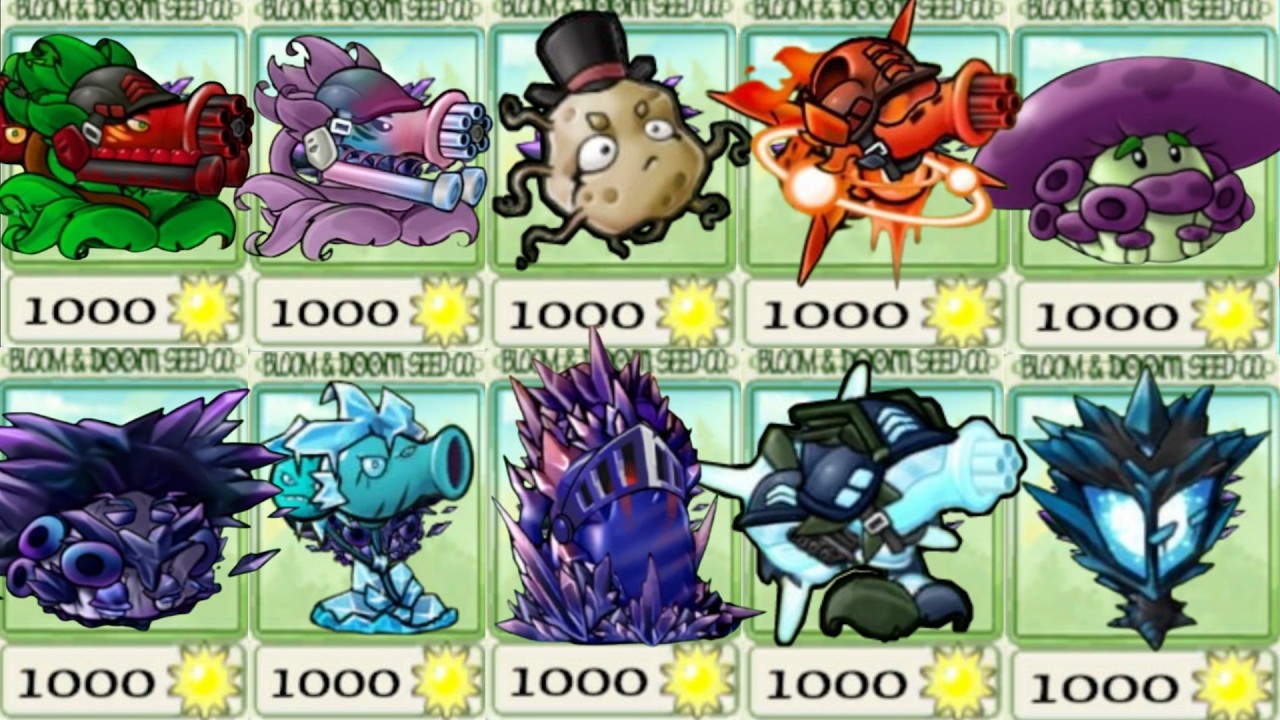 ​PVZ FUSION 3.4.2 – Top 5 Most Overpowered Plants Fusion vs ALL Max-Level Bosses