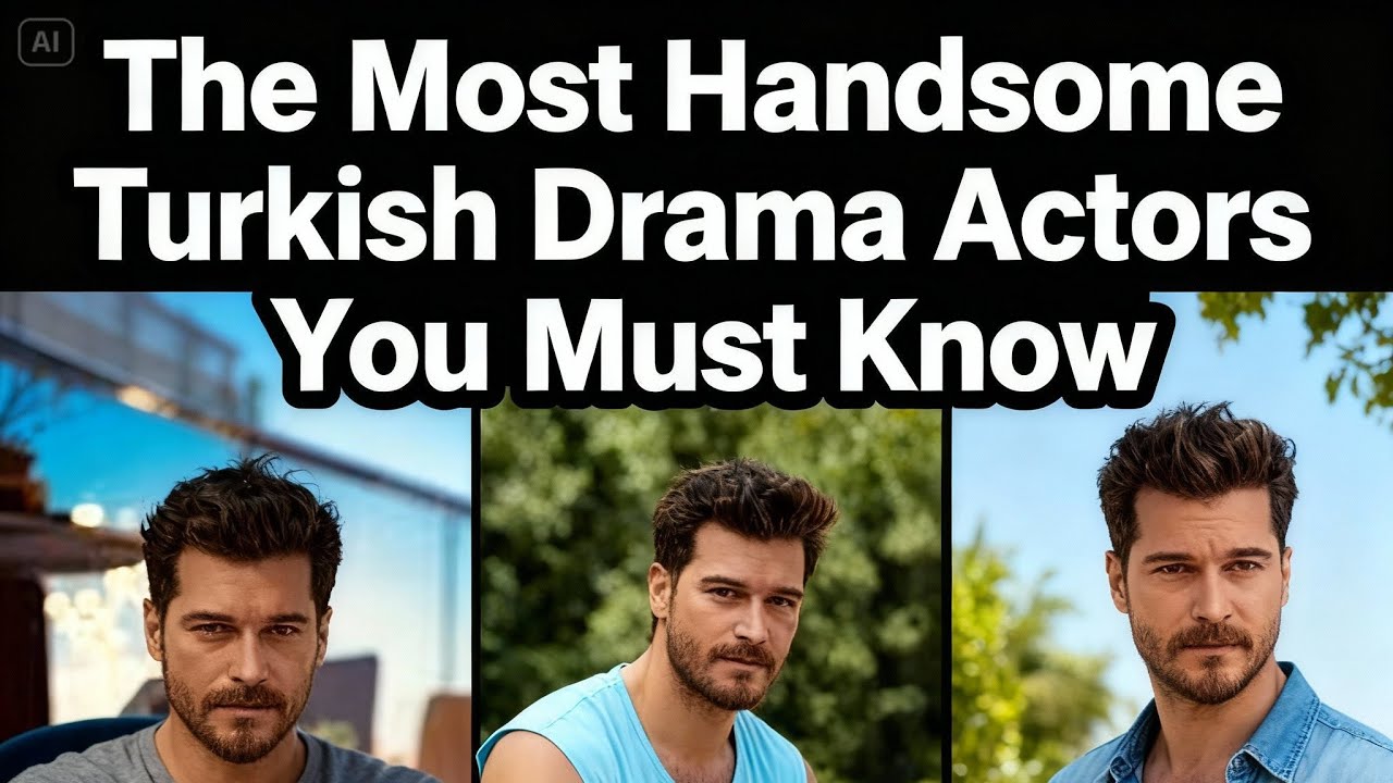 The Most Handsome Turkish Drama Actors You Must Know