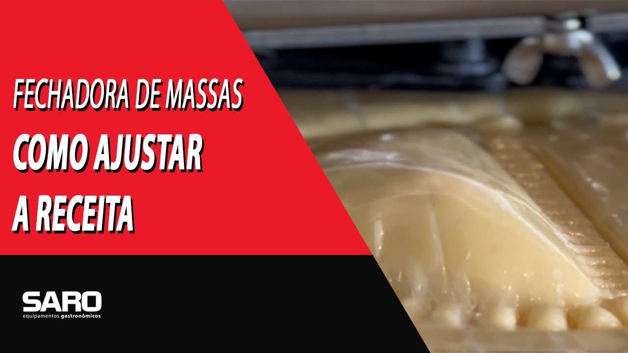 Fechador de Massas - Como Ajustar a Receita