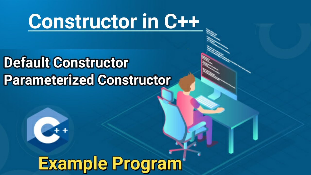 Default Constructor and Parameterized Constructor in C++ Program [HINDI/URDU]
