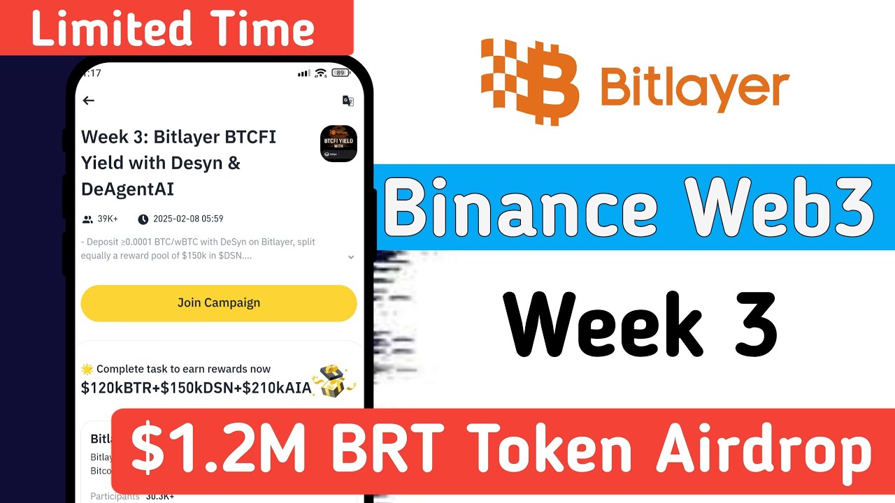 Binance Web3 New Airdrop ! Binance WEB3 x Bitlayer Airdrop - Week 3 | Bitlayer | Mahmudul Official