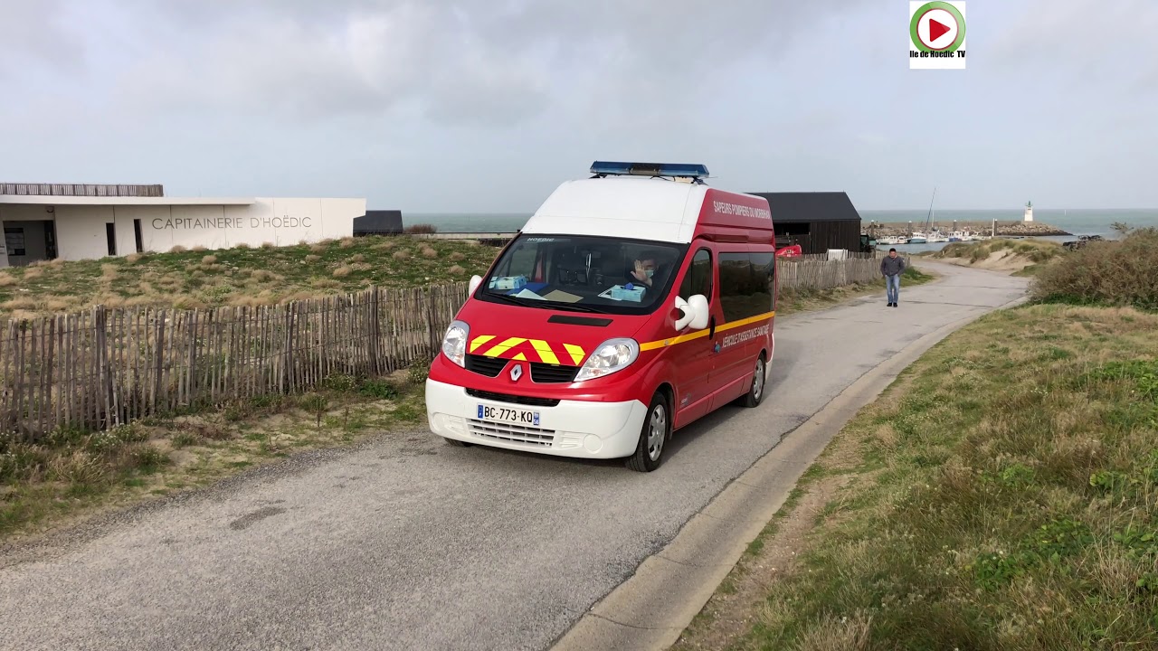 ÎLE DE HOËDIC |  💉 🚒  🚁  Dragon 56, Pompiers et SNSM   | Île de Hoëdic TV