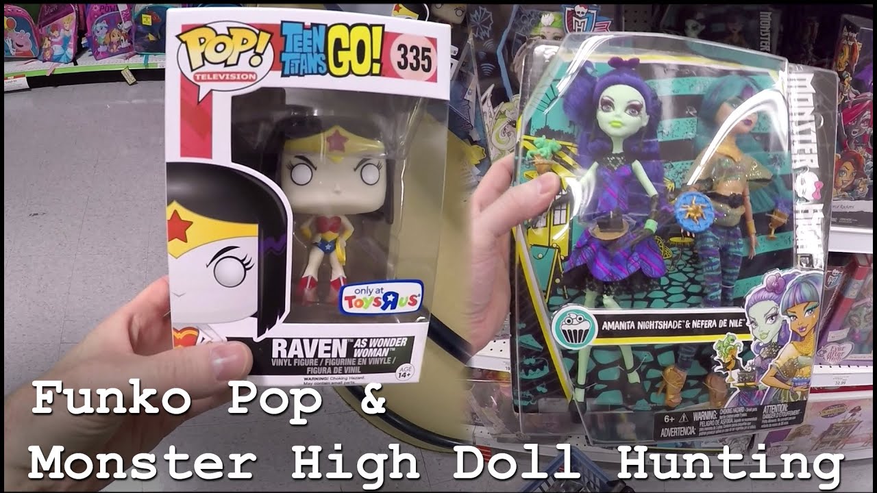Teen Titans Go Justice League Funko Pops - A Funko Pop & Monster High Dolls Treasure Hunt Adventure