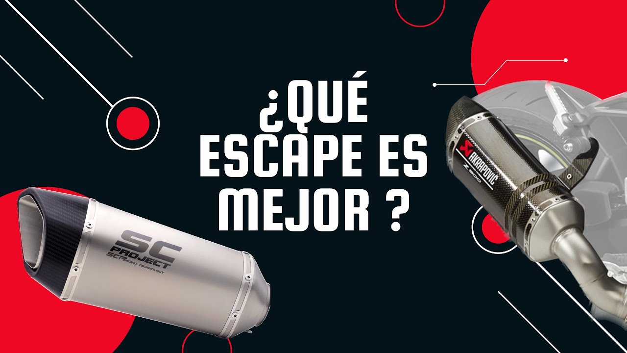 ¿Qué escape es mejor? Akrapovic o Sc Project