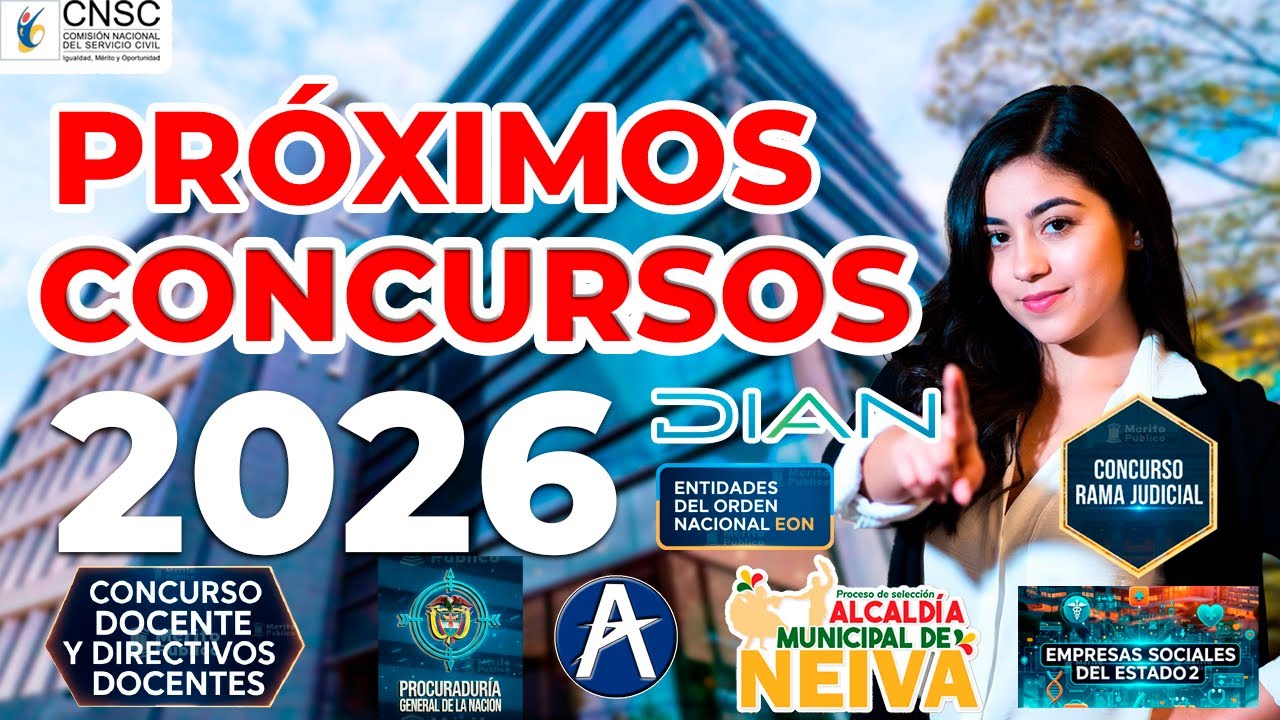 PR&Oacute;XIMOS CONCURSOS DE M&Eacute;RITO 2026