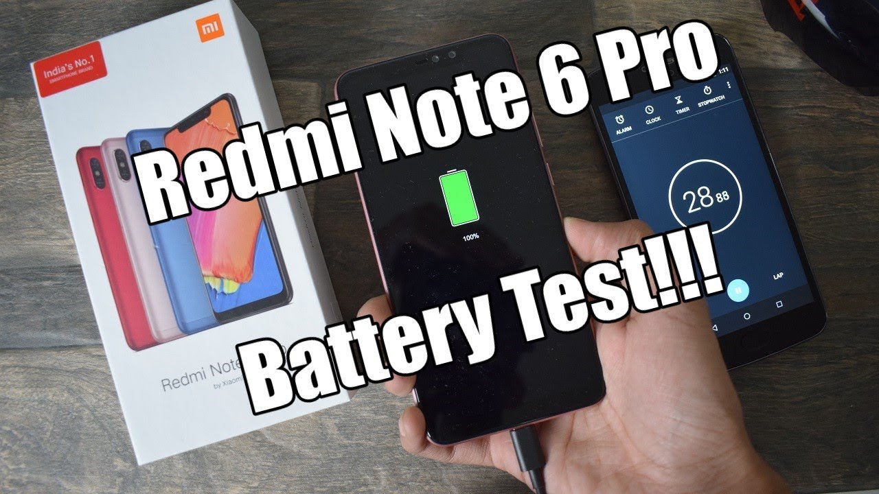 Xiaomi Redmi Note 6 Pro Battery Charging Test!!!