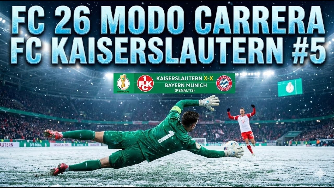 FC 26 MODO CARRERA | FC KAISERSLAUTERN #5 | Duelo histórico vs Bayern en la DFB-Pokal (PS5 GAMEPLAY)