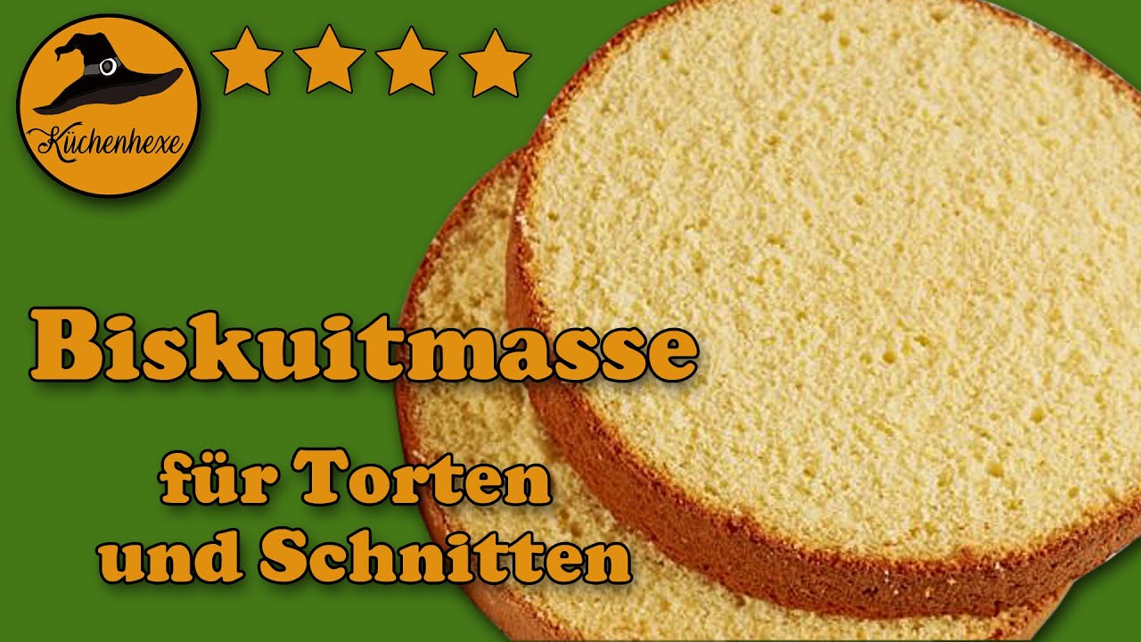 Biskuitmasse  für Torten und Schnitten herrlich locker und leicht *****
