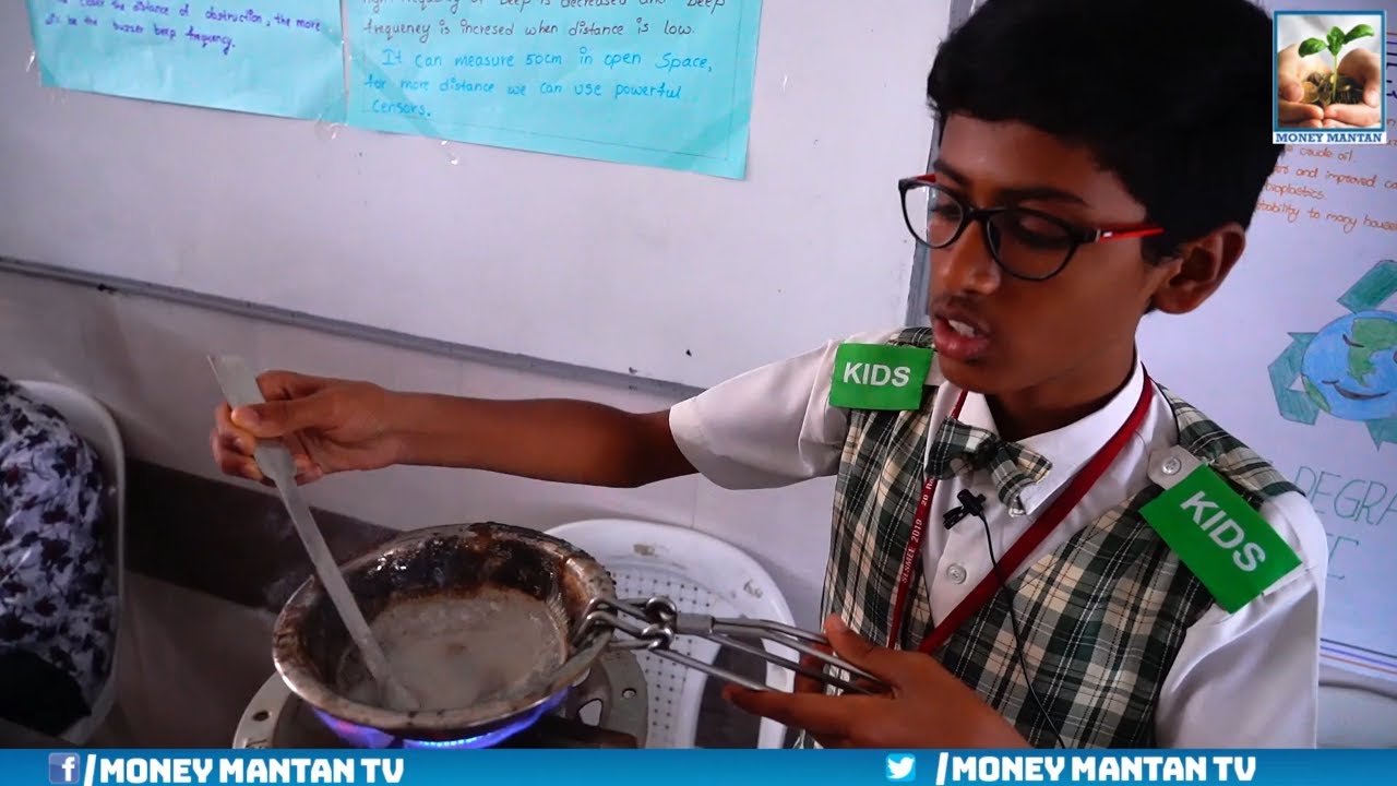 Biodegradable Plastic | Science Experiments | Ashwin | KB School | Money Mantan TV