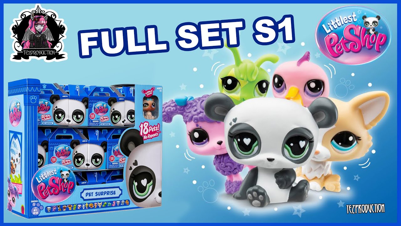 UNBOXING LITTLEST PET SHOP FULL SET SÉRIE 1 : 18 FIGURINES !!