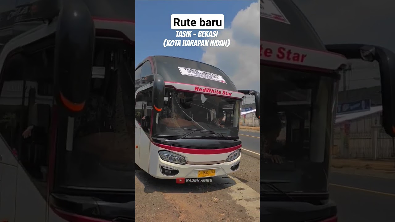rute baru bus Primajasa tasik-bekasi kota harapan indah  #primajasa #shorts