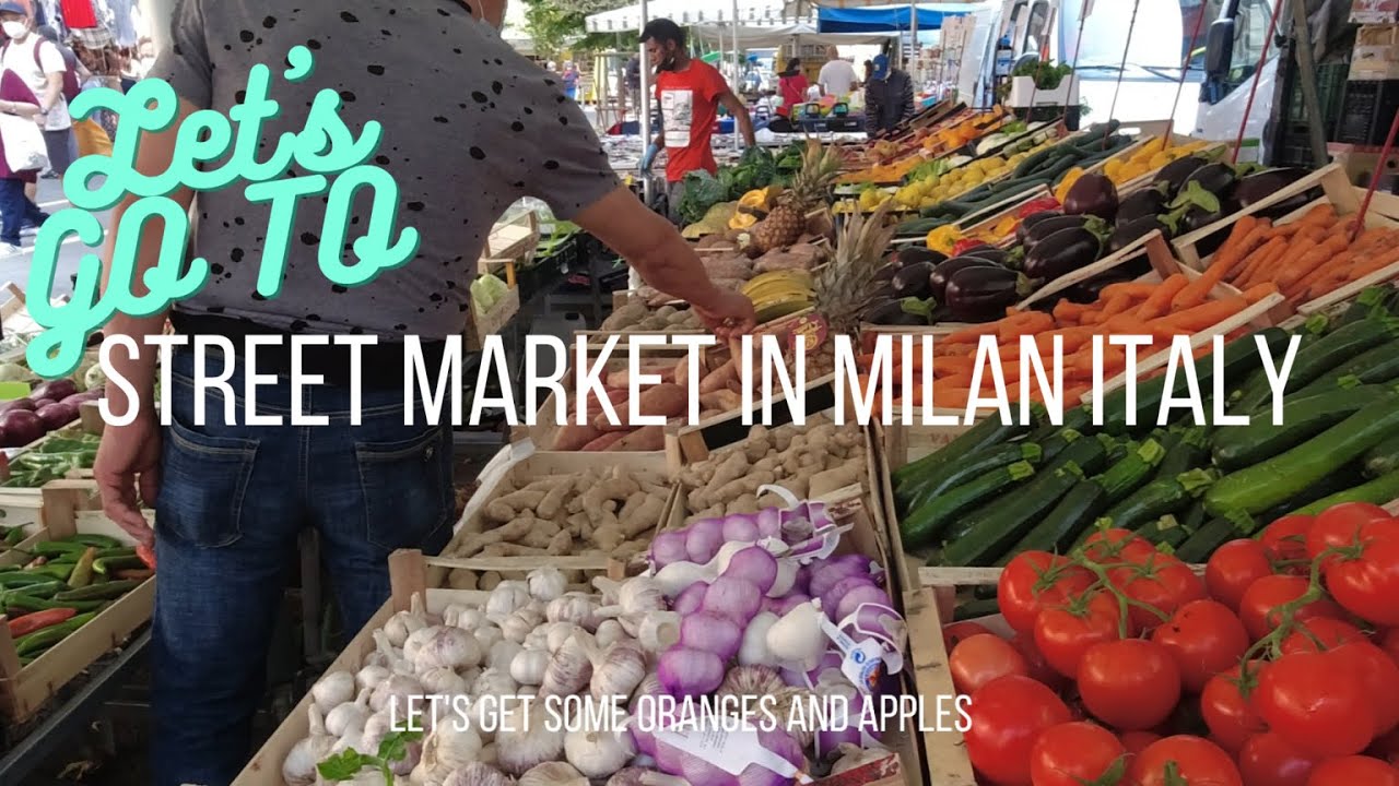 CYCLING IN MILAN - EXPLORING THE FRESH STREET MARKET