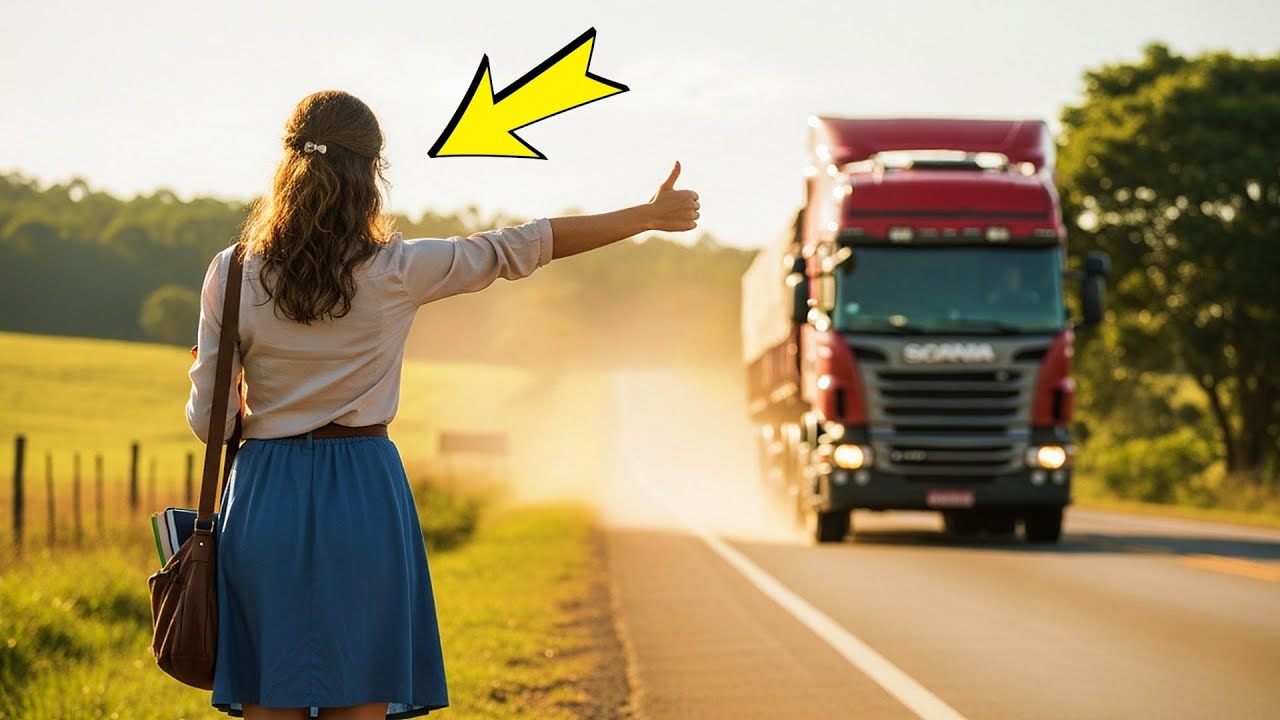 CAMINHONEIRO CASADO DEU CARONA PARA JOVEM PROFESSORA... E ELA SE APAIXONOU!