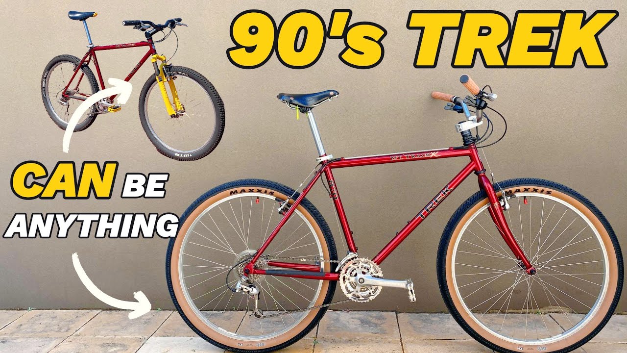 90s TREK Mountain Track XC - One Bike, Two Transformations