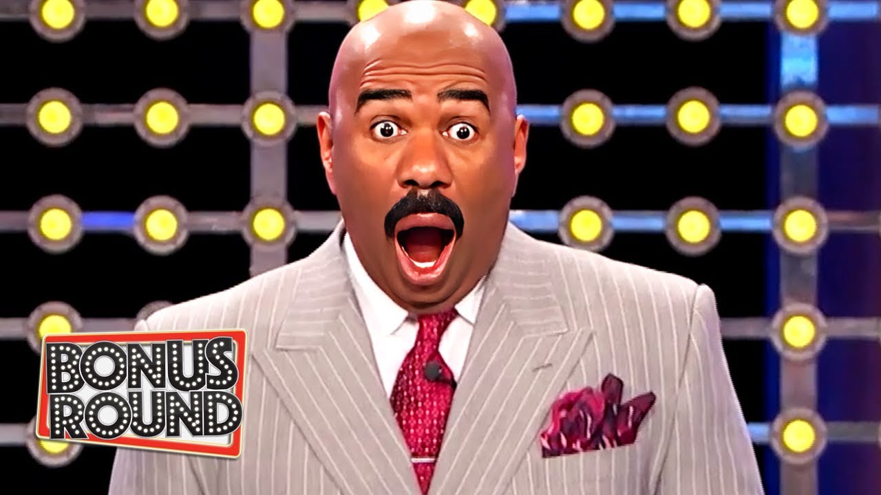 Steve Harvey's BEST Reactions on Family Feud!
